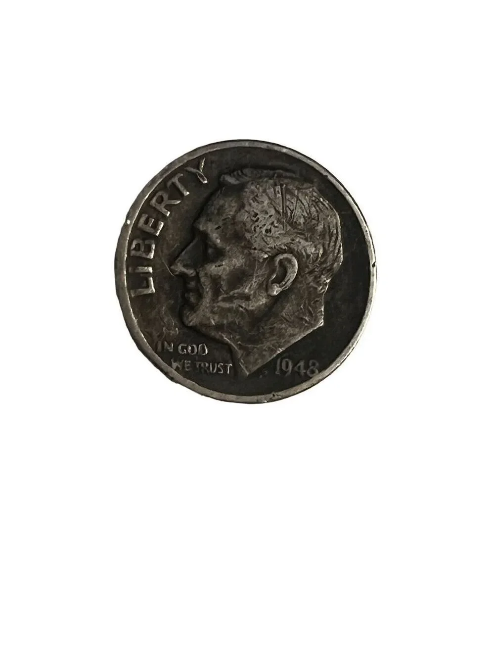 Rare 1948 D Roosevelt Silver Dime